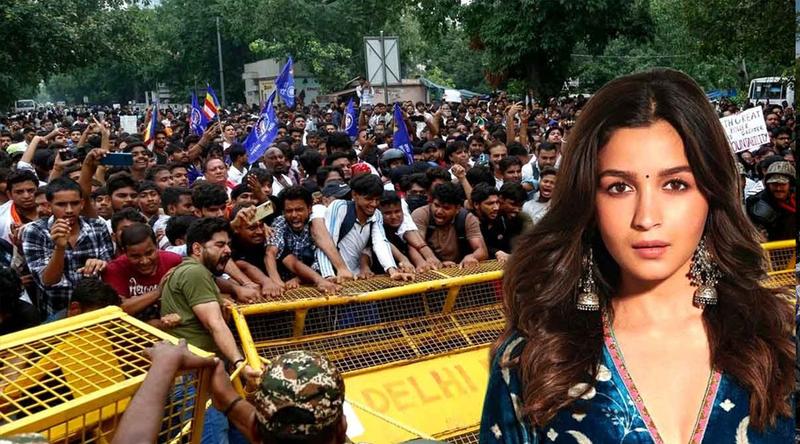 দিল্লির বিক্ষোভ নিয়ে আলিয়ার প্রশ্ন, ‘আমরা কি তরুণদের কথা শুনছি?’