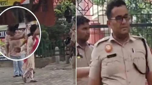 নারীকে চড় মারা সেই পুলিশ কর্মকর্তাকে যন্তর মন্তর থেকে প্রত্যাহার