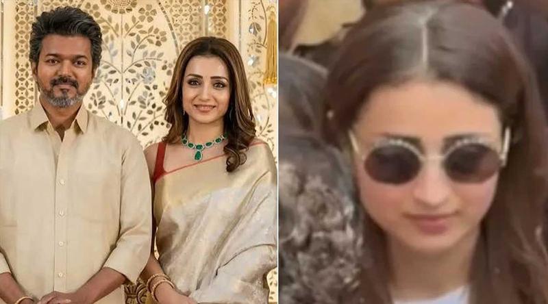 বিজয়ের শেষ সিনেমা দেখতে গিয়ে ভক্তদের ভিড়ে আটকা পড়লেন তৃষা