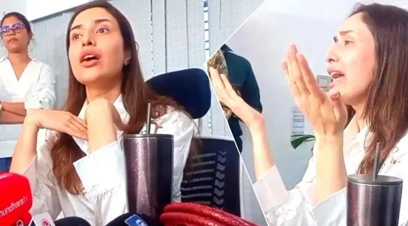 কান্নায় ভেঙে পড়ে নায়িকা স্নিগ্ধা বললেন, ‘বিচার না পেলে আত্মহত্যা করবো’