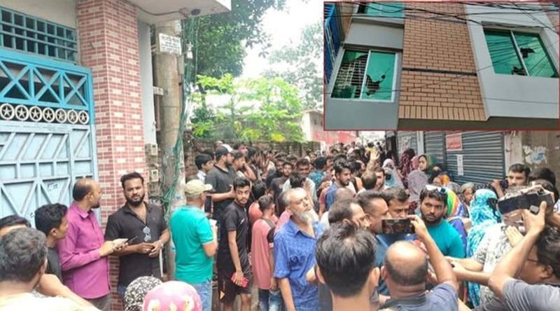 যশোরে জামায়াত এমপি গোলাম রসুলের বাড়ি ঘেরাও
