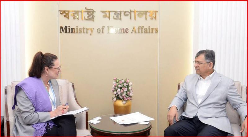 আইওএম’র চিফ অব মিশনের সঙ্গে স্বরাষ্ট্রমন্ত্রীর সাক্ষাৎ
