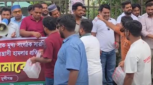 ছাত্রদলের বিরুদ্ধে বিক্ষোভে এনসিপির নেতাকর্মীদের পানি পান করালো ছাত্রদল