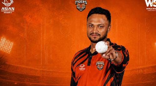 এশিয়ান লিজেন্ডস লিগে বাংলাদেশ টাইগার্সের নেতৃত্বে সাকিব