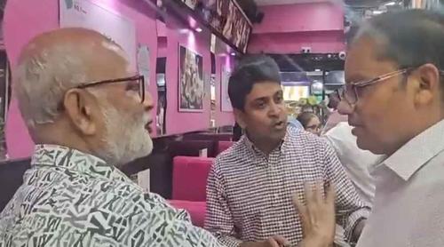 লন্ডনে ছাত্রদল নেতার তোপের মুখে সাবেক মন্ত্রী রেজাউল করিম
