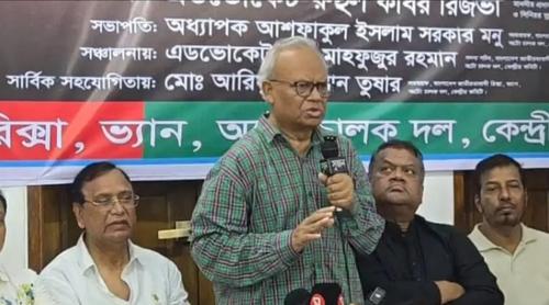 সরকারের বিরুদ্ধে এখনও চক্রান্তের জাল বিস্তারের চেষ্টা চলছে : রিজভী