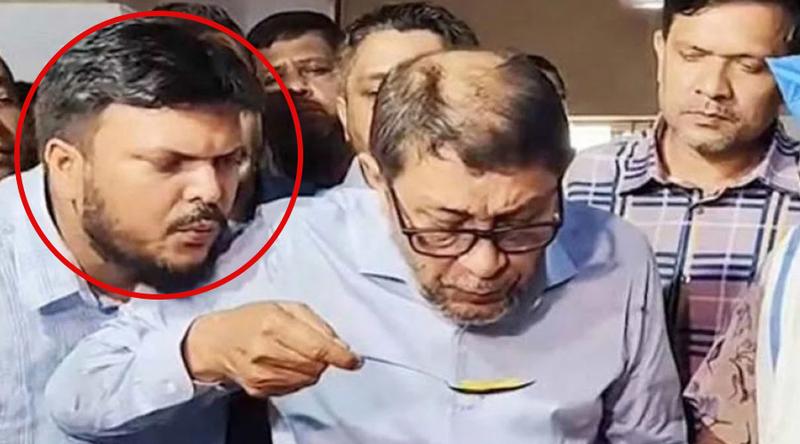 স্বাস্থ্যমন্ত্রীর চামচে ফুঁ দিয়ে ভাইরাল চিকিৎসক