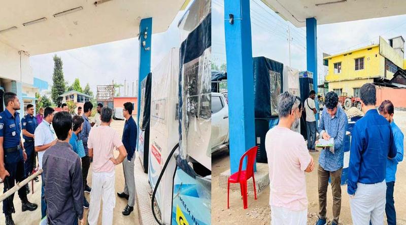 তেল কম দেয়ায় কসবায় ফিলিং স্টেশনকে লাখ টাকা জরিমানা