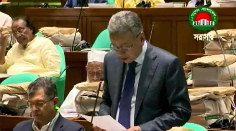 দেশের ৫৫তম বাজেট উপস্থাপন করছেন অর্থমন্ত্রী