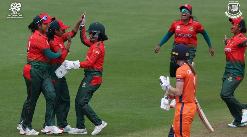 বিশ্বকাপের প্রথম ম্যাচে বাংলাদেশের লক্ষ্য ১৪০ রান