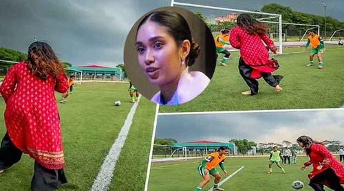 বাঁ পায়ে গোল করে চমক দেখালেন জাইমা রহমান