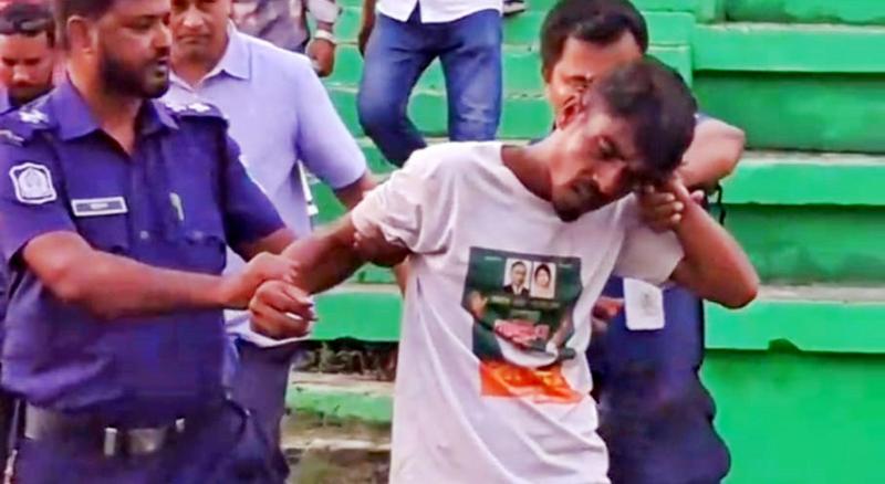 প্রধানমন্ত্রীর অনুষ্ঠানস্থলে ‘জয় বাংলা’ স্লোগান, যুবক আটক