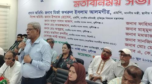 তারেক রহমান কাজপাগল মানুষ, দিনরাত কাজ করেন : মির্জা ফখরুল