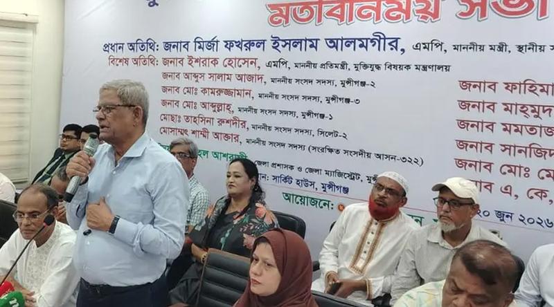 তারেক রহমান কাজপাগল মানুষ, দিনরাত কাজ করেন : মির্জা ফখরুল