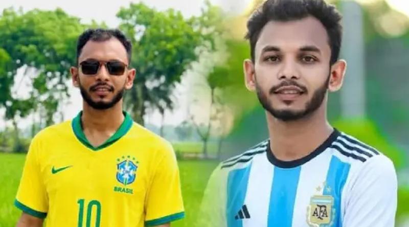 নড়াইলে ব্রাজিল সমর্থককে আর্জেন্টিনার জার্সি পরানোয় বন্ধুকে আইনি নোটিশ!