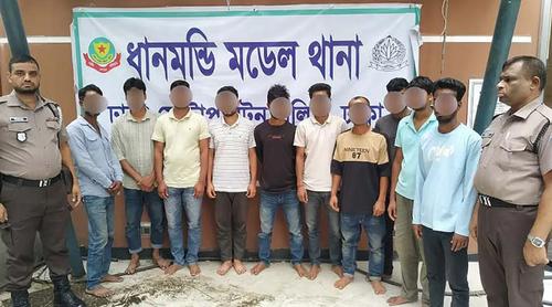 ধানমন্ডিতে আওয়ামী লীগের মিছিলের প্রস্তুতি, গ্রেপ্তার ১০
