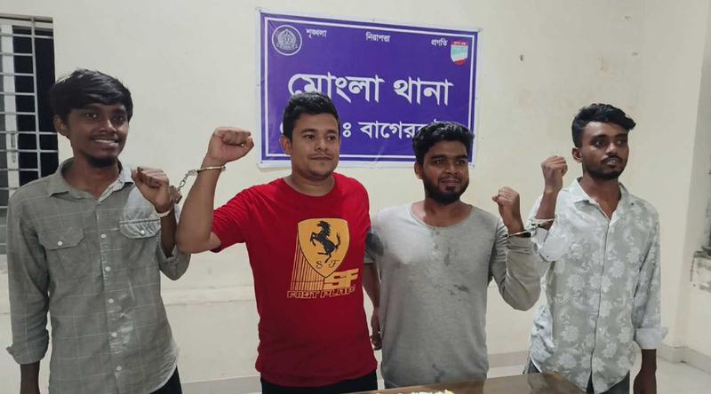 মোংলায় কেক কাটার সময় যুবলীগ-ছাত্রলীগের ৪ নেতাকর্মী আটক