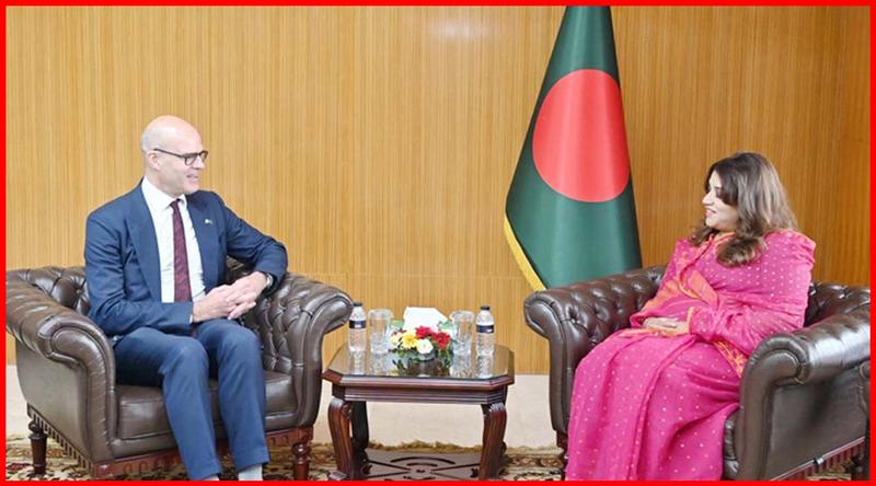 দেশের বিভিন্ন খাতে সুইডিশ বিনিয়োগ বৃদ্ধির আহ্বান জানিয়েছেন পররাষ্ট্র প্রতিমন্ত্রী শামা ওবায়েদ