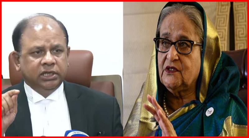 শেখ হাসিনার দেশে ফিরতে চাওয়া রাজনৈতিক স্ট্যান্টবাজি: চিফ প্রসিকিউটর