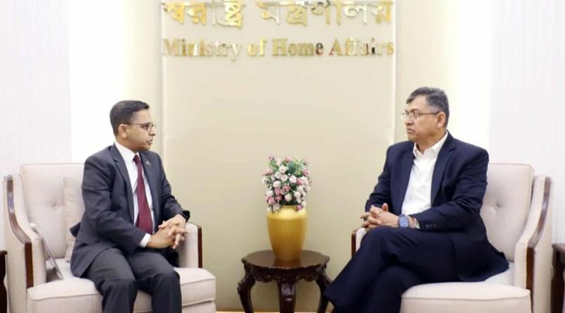 স্বরাষ্ট্রমন্ত্রীর সঙ্গে প্রথমবারের মতো ভারতীয় হাইকমিশনারের বৈঠক