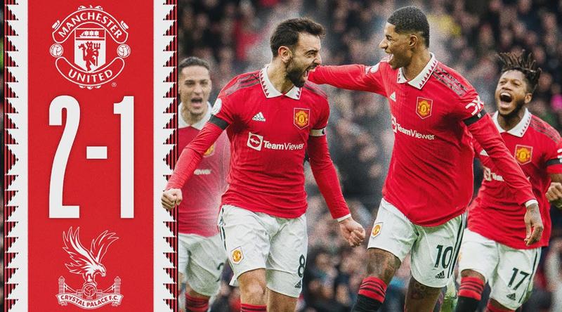 ক্রিস্টাল প্যালেসকে ২-১ গোলে হারাল ম্যানইউ