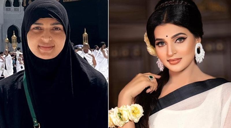 ওমরাহ পালনে মক্কায় নায়িকা বর্ষা