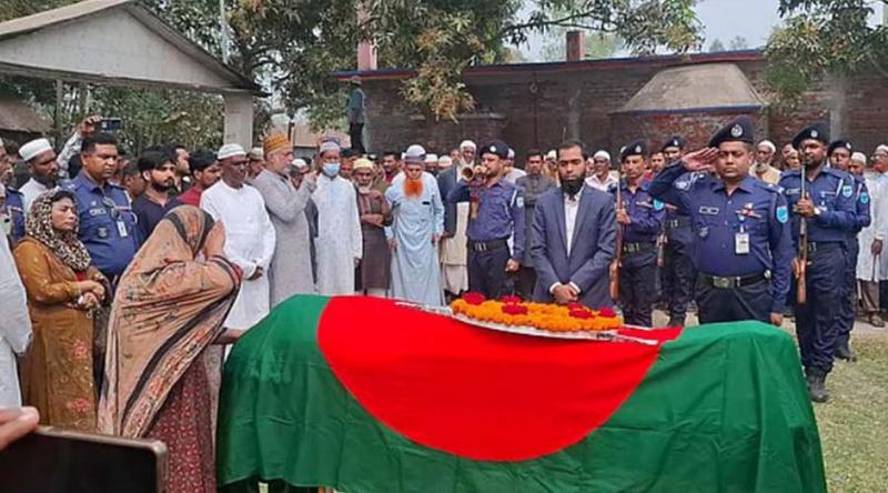 আ.লীগ নেতা জোয়াহেরুল ইসলামকে রাষ্ট্রীয় মর্যাদায় দাফন