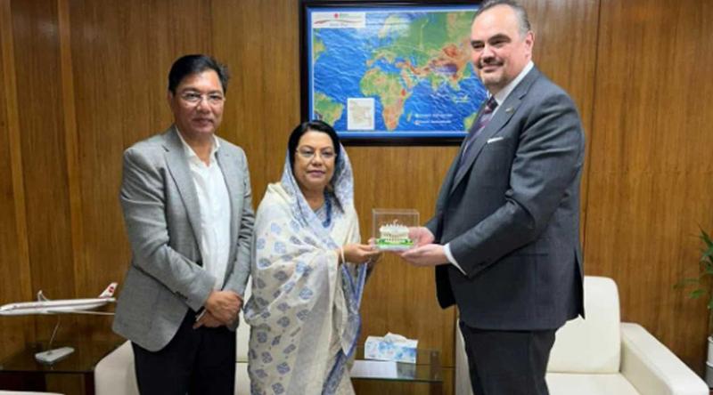 বিমান খাতের উন্নয়নে যুক্তরাষ্ট্রের সহযোগিতা চাইলো বাংলাদেশ