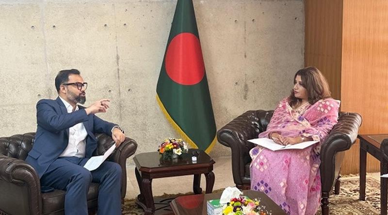 সব দেশের সঙ্গে বন্ধুত্বপূর্ণ সম্পর্ক সম্প্রসারণে আমিনুলের বৈঠক