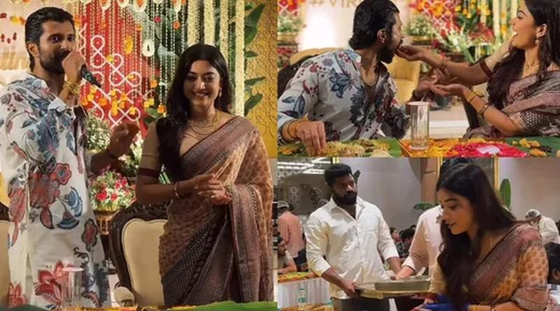 নিজের হাতে বিজয়কে খাইয়ে দিলেন রাশমিকা!