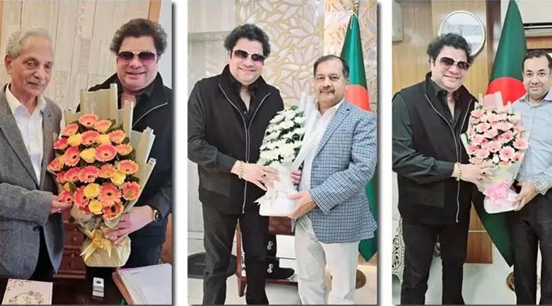 একদিনেই ৩ মন্ত্রীর অফিসে গেলেন সঙ্গীতশিল্পী রবি চৌধুরী!