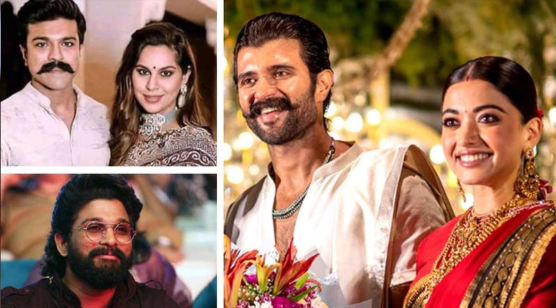 সস্ত্রীক রামচরণ থেকে অল্লু অর্জুন, রশ্মিকা-বিজয়ের বিয়ের প্রীতিভোজে তারকার মেলা