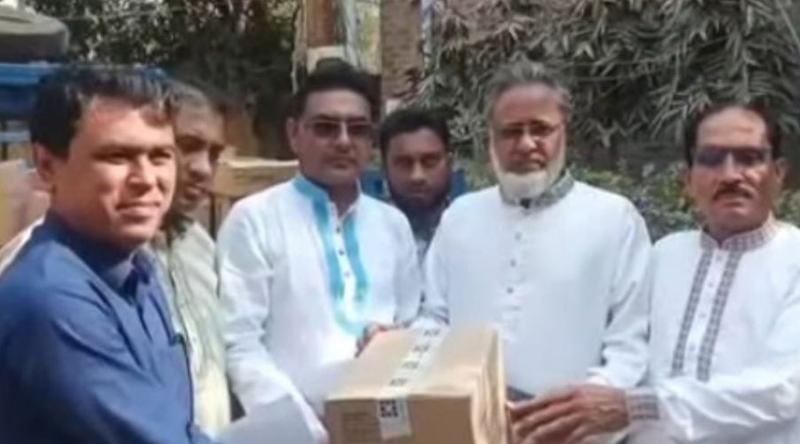 নিজস্ব অর্থে হাসপাতালে ৪ লাখ টাকার ঔষধ দিলেন এমপি