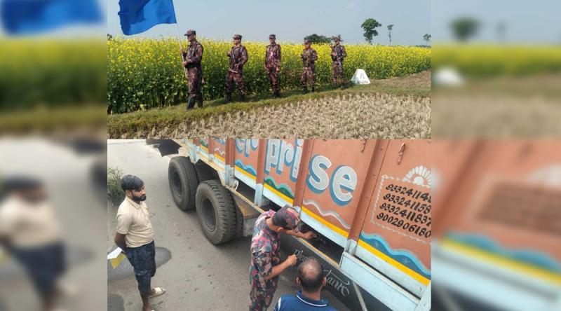 জ্বালানি তেল পাচার রোধে বেনাপোল সীমান্তে বিজিবির নিরাপত্তা জোরদার