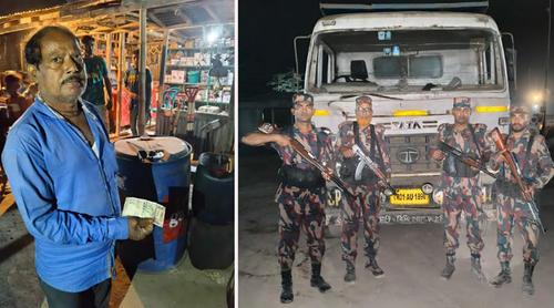 সিলেটের স্থলবন্দরে অবৈধ রুপি দিয়ে জ্বালানি কেনার চেষ্টা, জব্দ ভারতীয় ট্রাক