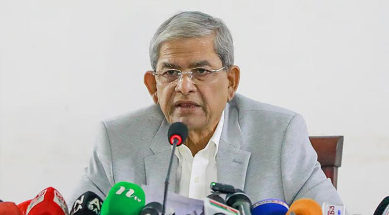 শেখ হাসিনা বিদেশে বসে ক্রমাগত দেশ অস্থিতিশীল করার চেষ্টা করছে: মির্জা ফখরুল