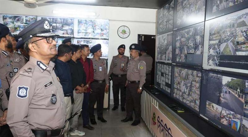 ৮১ পয়েন্টে ২৬৯ সিসিটিভি ক্যামেরা বসালো সিএমপি