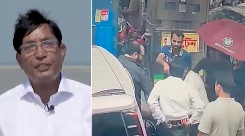 তেল কম দেওয়ার ঘটনায় পিস্তল উঁচিয়ে পাম্প কর্মচারীকে হুমকি