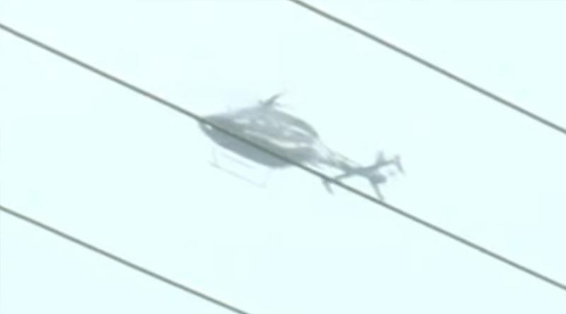 জঙ্গল সলিমপুরে যৌথবাহিনীর অভিযানে হেলিকপ্টার