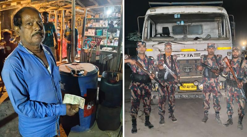 সিলেটে ডিজেল কিনতে গিয়ে ভারতীয় ট্রাকচালক আটক