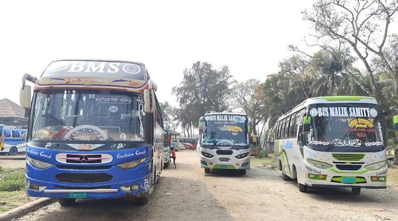 ভোলায় বাস শ্রমিকদের ডাকা বাস ধর্মঘট প্রত্যাহার