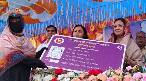 আগামী মাসে আরও ৫০ হাজার পরিবার পাবে ফ্যামিলি কার্ড: সমাজকল্যাণ প্রতিমন্ত্রী