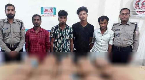 নেত্রকোনায় গাঁজাসহ ৪ মাদক কারবারি আটক