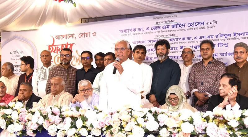 ঐক্যবদ্ধ থেকে তারেক রহমানের নেতৃত্বে দেশকে এগিয়ে নিয়ে যেতে চাই: সমাজকল্যাণ মন্ত্রী