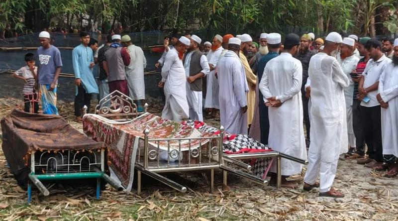 নববধূ মিতুসহ তিনজনের দাফন সম্পন্ন