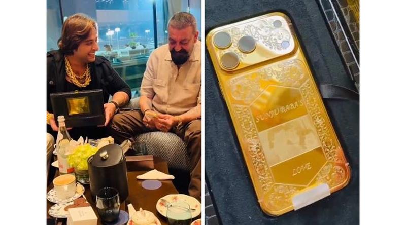 সঞ্জয় দত্তকে স্বর্ণের আইফোন উপহার দিলেন ভক্ত!