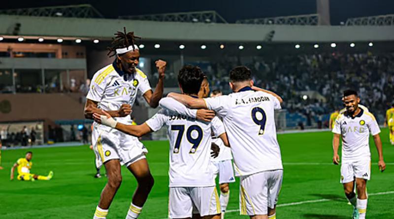 আল-খালিজকে ৫–০ গোলে হারিয়ে বড় জয় রোনালদোর আল নাসরের