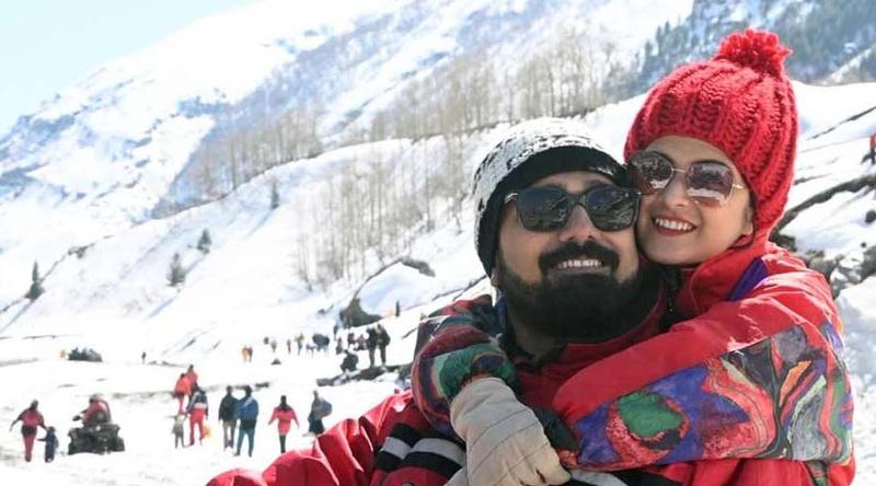 হিমাচলের বরফে শ্বেতা-রুবেলের মধুচন্দ্রিমা!