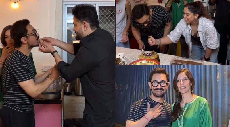 জন্মদিনে আমিরের সঙ্গে বান্ধবী, হাজির সাবেক দুই স্ত্রী