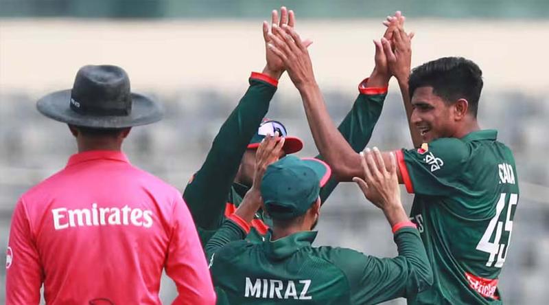 ২৯১ রানের টার্গেট, তাসকিন-নাহিদের তোপে ধুঁকছে পাকিস্তান